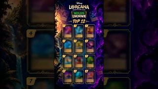 Top 12 MOST EXPENSIVE Disney Lorcana: Wilds Unknown Cards 💰 #disneylorcana #lorcanatcg