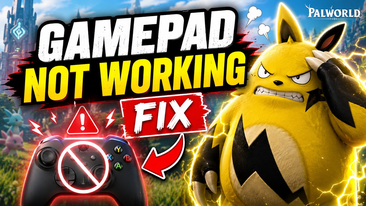 PALWORLD: Gamepad / Controller Not Working / Not Detected on Steam PC🎮