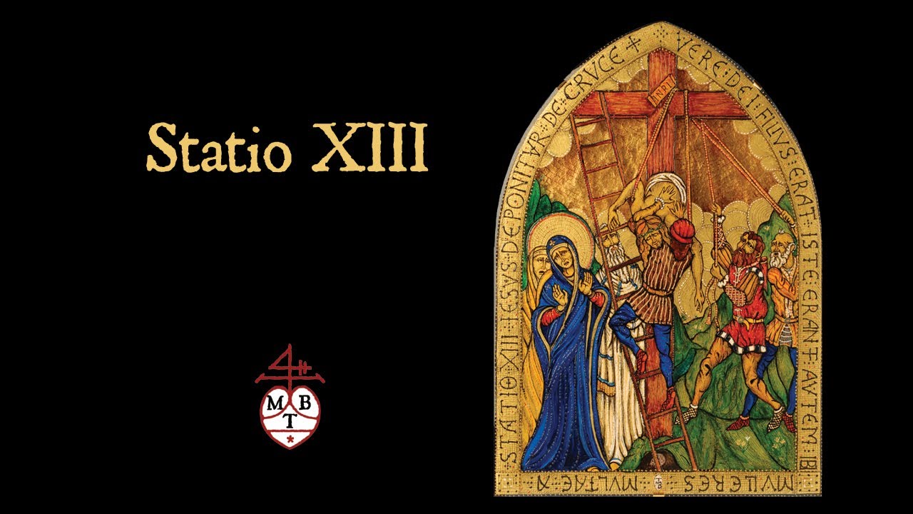 STATIO XIII_La Via Crucis di Vetro di Marco Toso Borella
