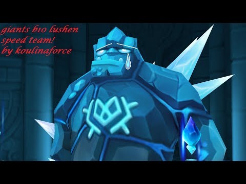 SUMMONERS WAR  (giants b10 lushen team )