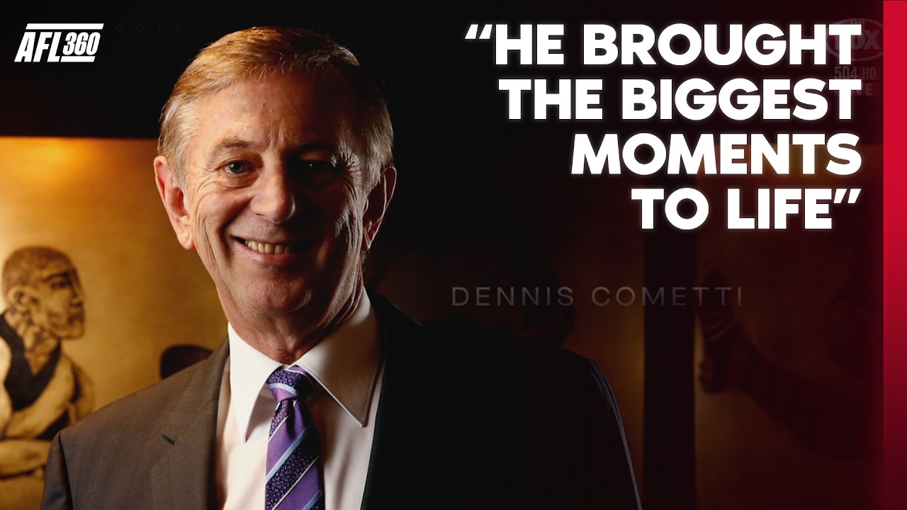 'His excellence was unmatched' A special tribute to Dennis Cometti 🎤 | AFL 360 | Fox Footy
