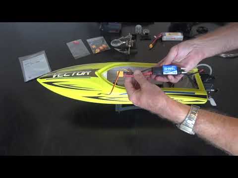 RC boat Vector SR65 ESC Replacement