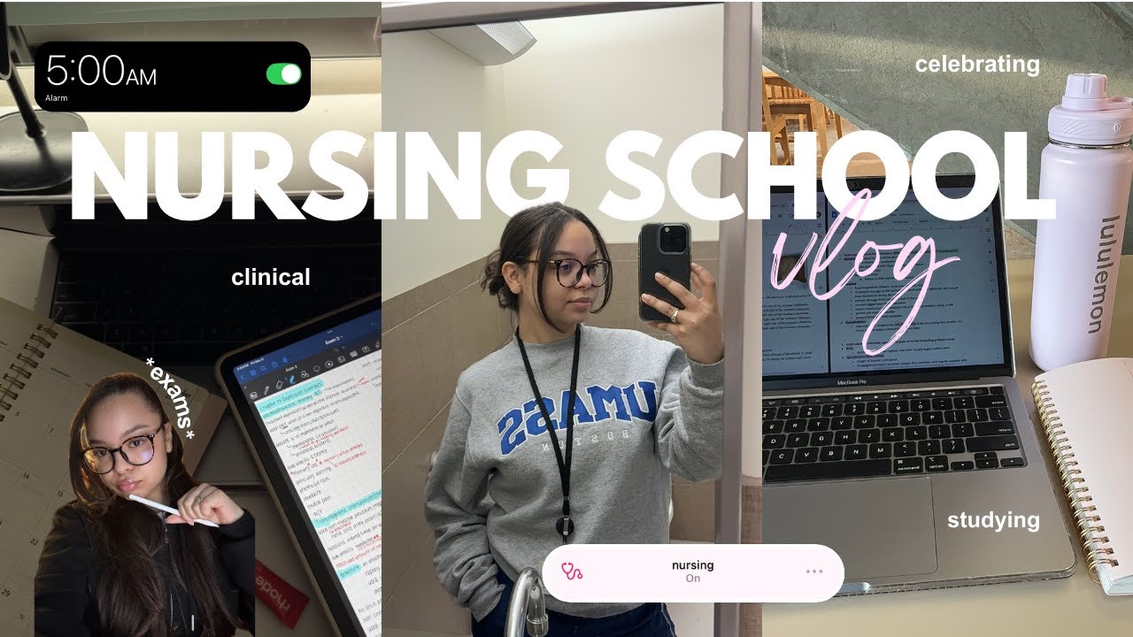 NURSING SCHOOL WEEKLY VLOG 𐙚 being productive, studying, and more!