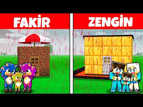 NOOB VS PRO: KIYAMET SIĞINAĞI YAPI KAPIŞMASI 🏠🔥 Minecraft