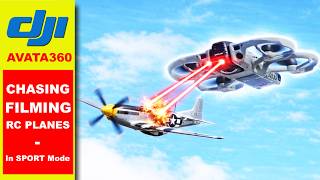 DJI AVATA360 - Can It Chase/Film an RC Plane?