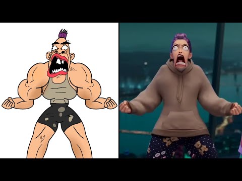 Huntrix Try Not to Laugh - Kpop Demon Hunters Drawing Meme Part 2