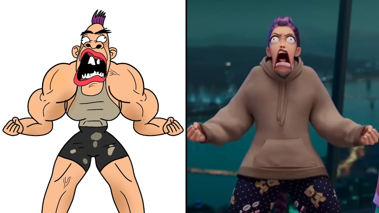 Huntrix Try Not to Laugh - Kpop Demon Hunters Drawing Meme Part 2