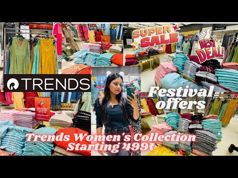 Reliance Trends New Collection 2023 | Trends Festival Kurti Collection |Reliance Trends Offers Today
