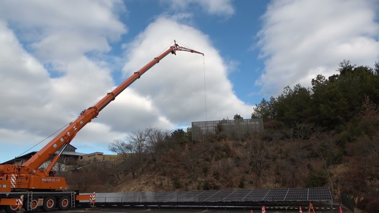 ［岐阜県］株式会社エナ重機　120tオールテレーン出動（Cchannel’s channel）