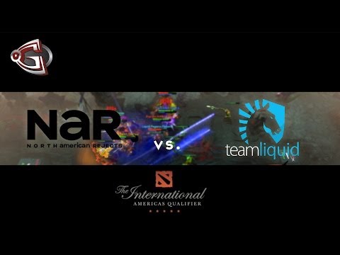 Liquid DeMoN 5 men blackhole vs NAR @ TI4 Qualifiers Americas