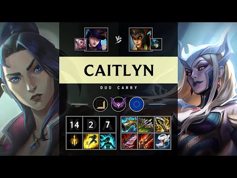 Caitlyn ADC vs Cassiopeia: Triple Kill, Legendary - EUW Master Patch 25.S1.1
