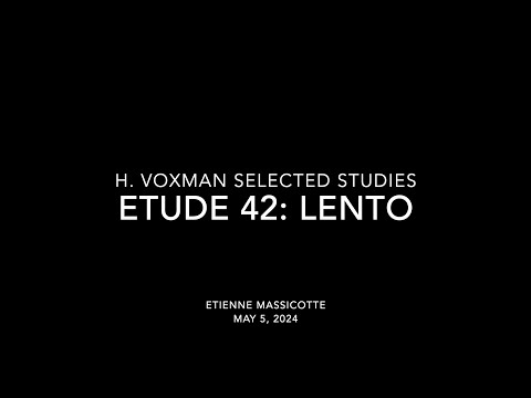 2025 OMEA All-State Trumpet Etude 2 - H. Voxman Pg. 42: Lento