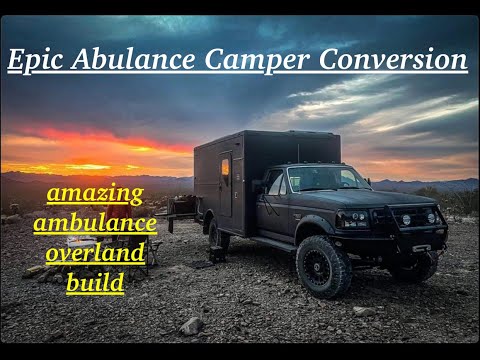 Ultimate diy 4x4 ambulance conversion tour | better than tiny house