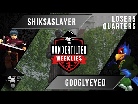 VanderTILTED #25 - Melee Singles - ShiksaSlayer (Marth) VS Googlyeyed (Falco) - Losers Quarters