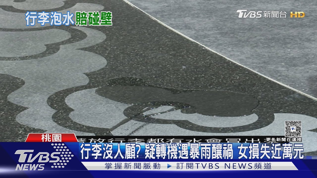 旅客行李慘泡水!10萬名牌包全毀 航空公司僅賠780元