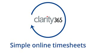 Simple online timesheets with Clarity365
