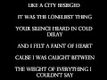 Courrier - Between(lyrics) 