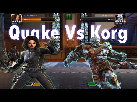 Quake Vs Korg - Marvel Contest of Champion