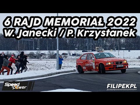 🔥BMW E36/316 RALLY! W. Janecki / P. Krzystanek (6 Rajd Memoriał 2022) | Action by Speed & Power