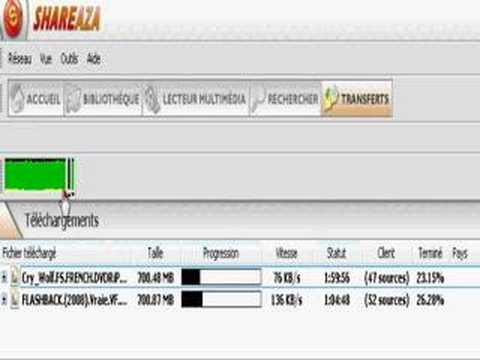 plus vite sur shareaza