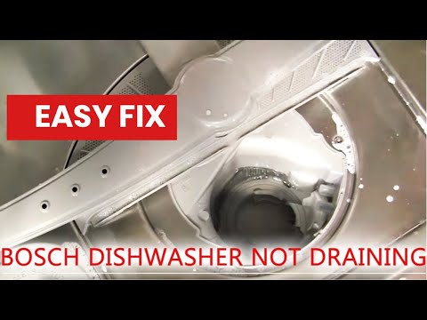 ✨ BOSCH DISHWASHER-WATER LEFT AT END OF CYCLE-FIXED ✨