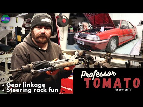 PROFESSOR TOMATO ep6: Citroen BX steering rack and gear linkage fun...so far!