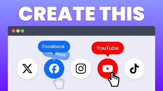 Download the video "Tooltip Hover Transition for Social Media Icons HTML & CSS Tutorial"