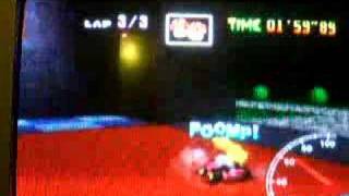 MK64 - Bowser's Castle fast lap - 44"31