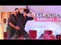 Telangana University Annual Day Celebrations || RAJESH & NIKESH DANCE PERFORMANCE