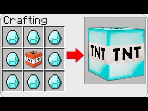 ReynChat - HOW TO CRAFT SUPER DIAMOND TNT in Minecraft! SECRET RECIPE *OVERPOWERED*