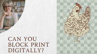 Can You Really Block Print Digitally | Procreate Pattern Design Process