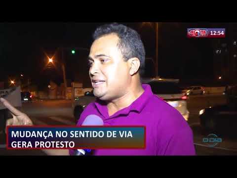 ROTA DO DIA 31 07  Mudança no sentido de via gera protesto