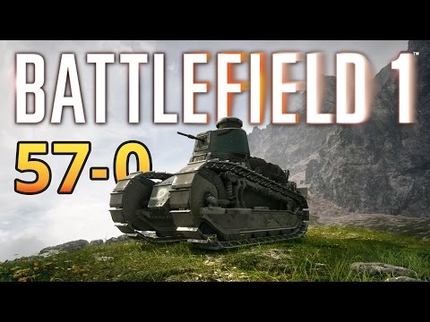 BF1 Light Tank 55 Killstreak (57-0 Game)