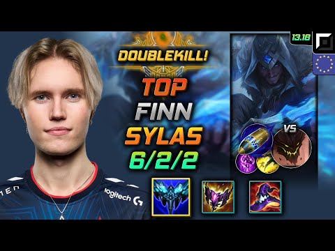 Sylas Top Build Finn Everfrost First Strike - LOL EUW GrandMaster Patch 13.18