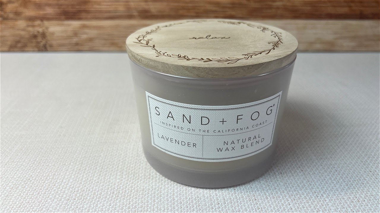 Sand and Fog Lavender Scented Candle Review