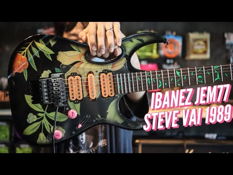 Ibanez JEM77-FP Steve Vai Signature 1988 - 2004 - Black Floral Pattern image 11