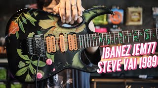 Video thumbnail for Ibanez Jem77 FP Steve Vai Signature 1989 | Demo by Fusionmusic Studio