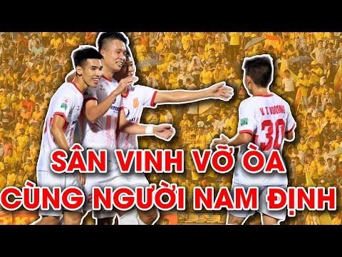 Khoảnh khắc khó quên của bóng đá Nam Định tại sân Vinh | Play-off V.League 2018