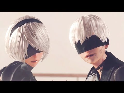Nier Automata Gameplay - FULL Demo | Japanese, English Subs (no commentary)