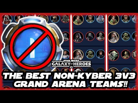 The Top Non-Kyber, 3v3 Grand Arena Teams For 2025 in Star Wars Galaxy of Heroes!