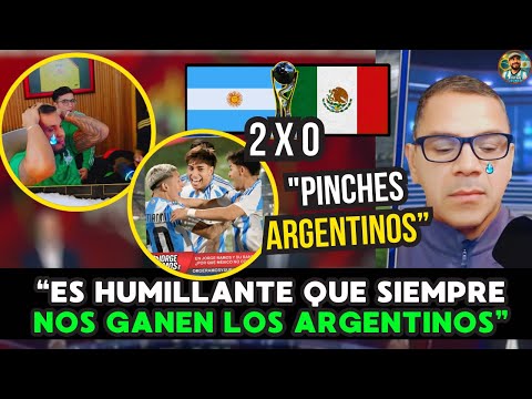 🇲🇽💥 MEXICANS EXPLODE: “ARGENTINA beat us 2-0… THEY ALWAYS BEAT US BECAUSEYYYY!” 😡⚽
