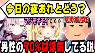 男の浮気について話す星川とサロメ嬢【にじさんじ/にじさんじ切り抜き/星川サラ/星川サラ切り抜き/壱百満天原サロメ/壱百満天原サロメ切り抜き/雑談/星川恋愛研究】