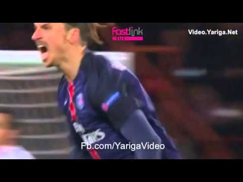 Paris SG 1 - 0 Chelsea Zlatan Ibrahimovic 16/2/2016