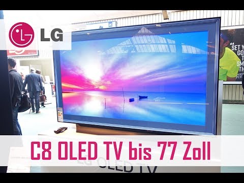 C8 4K OLED TV 2018 in 55, 65 und 77 Zoll (LG Roadshow)