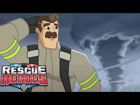 Rescue Heroes | Tornado Alley! | + 20 Minutes of Kids Animation | Action Cartoons | @FisherPrice