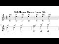 003-Mouse Dance (page 88) music sheet