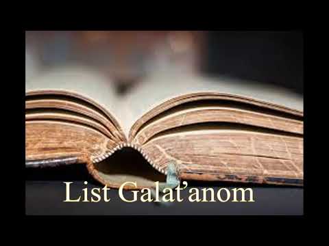 9. (Slovensky) zvuková Biblia. List Galaťanom