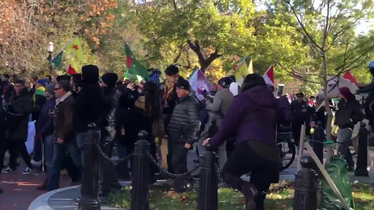 ABD'de Kürtlerden protesto