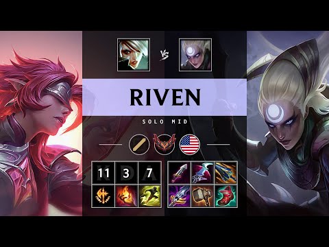 Riven Mid vs Diana - NA Grandmaster Patch 25.06