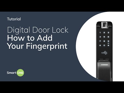 Digital Door Lock | How to Add Your Fingerprint